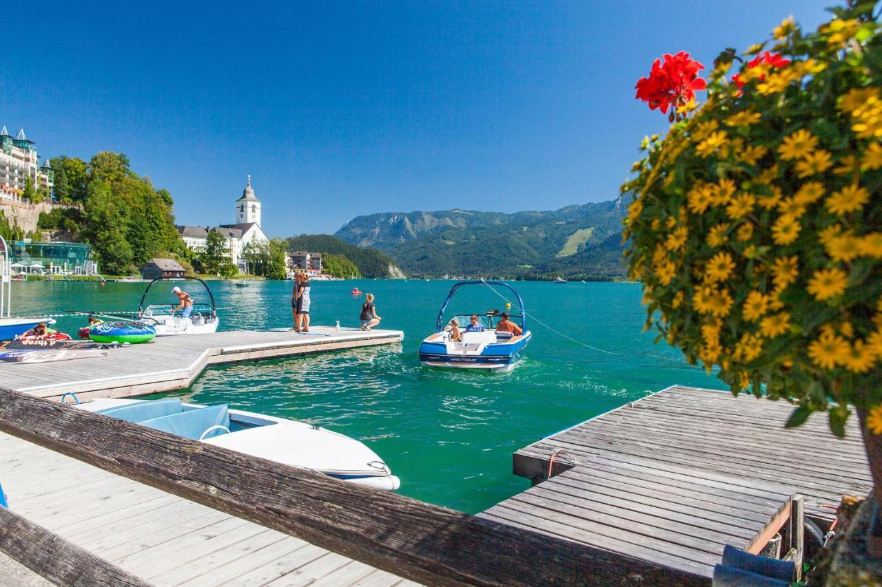 Hotel Zimmerbraeu Sankt Wolfgang im Salzkammergut Bagian luar foto