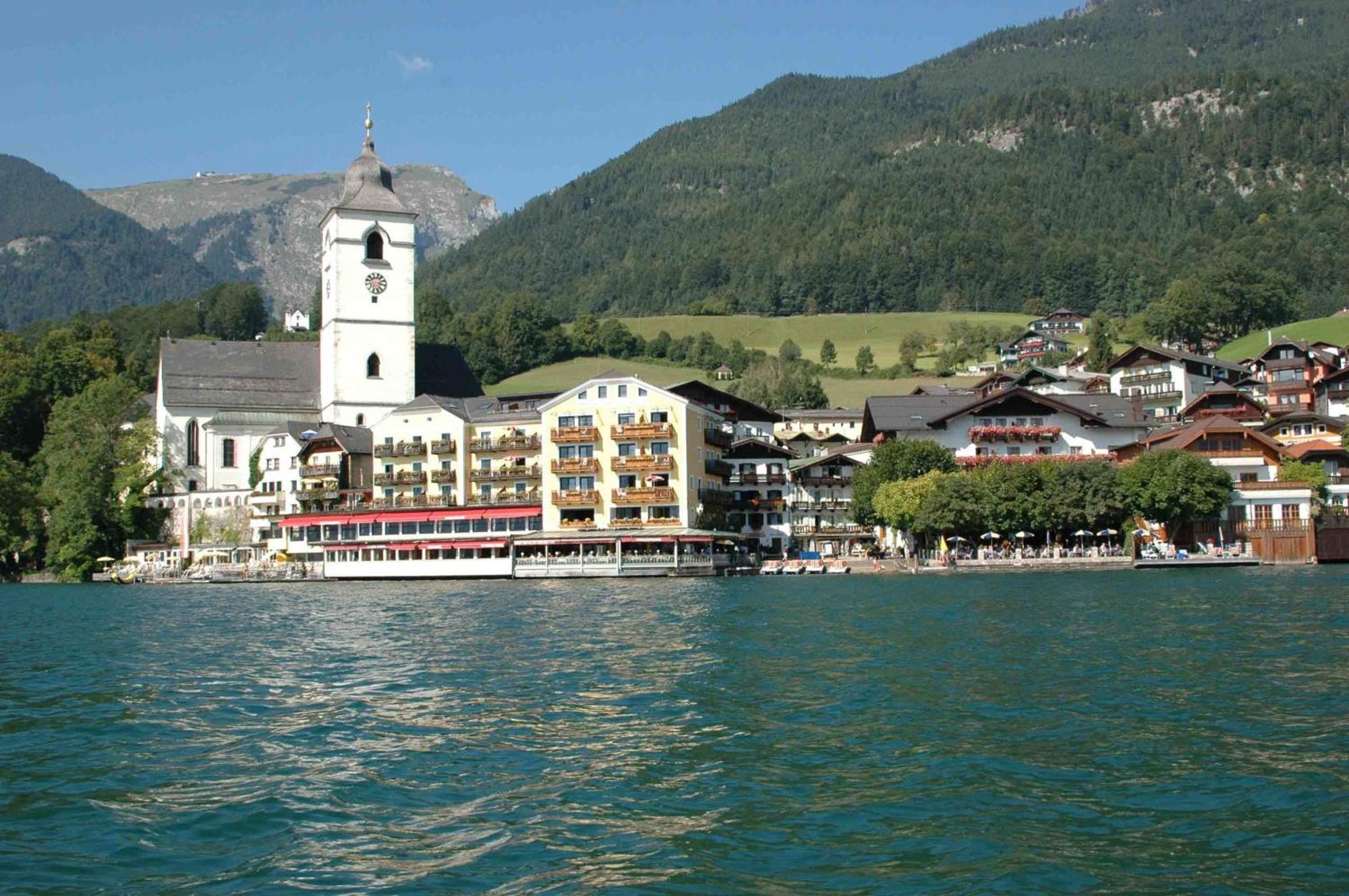 Hotel Zimmerbraeu Sankt Wolfgang im Salzkammergut Bagian luar foto