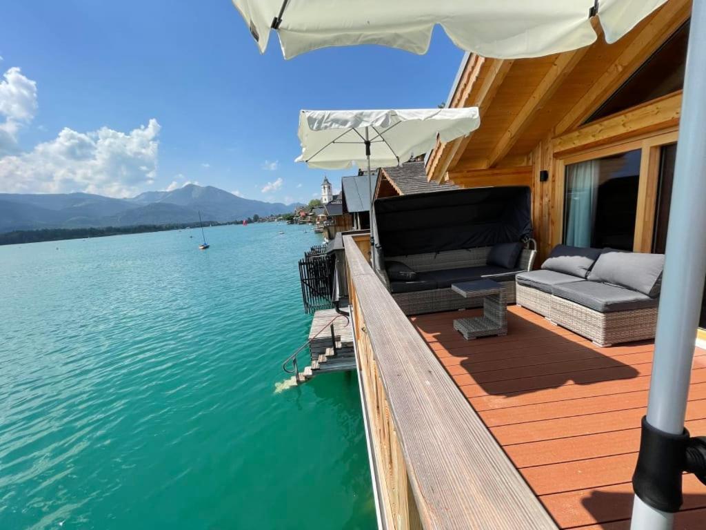 Hotel Zimmerbraeu Sankt Wolfgang im Salzkammergut Bagian luar foto